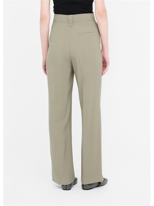 Pantaloni straight in gabardina Liu Jo | CF5224T011A.X0707